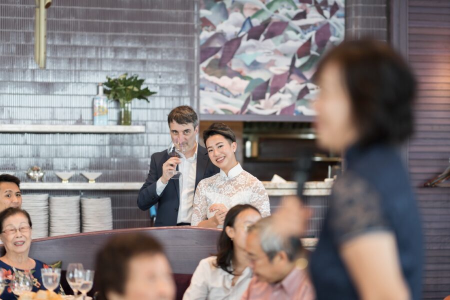 Wedding lunch photography at Sospiri South Italian Restaurant & Rooftop Bar